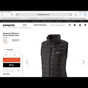 Patagonia Women’s Down Sweater Vest